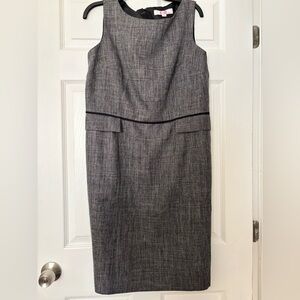 Classic Gray Sheath Dress - 9 & Co - Size